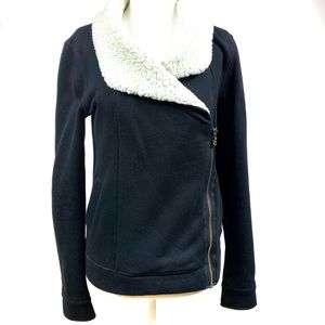 Tommy Hilfiger, Black Jacket & White Collar, XS